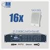 Nagłośnienie naścienne RH SOUND ST-2180BC/MP3+FM+BT +16x SA3-55Q