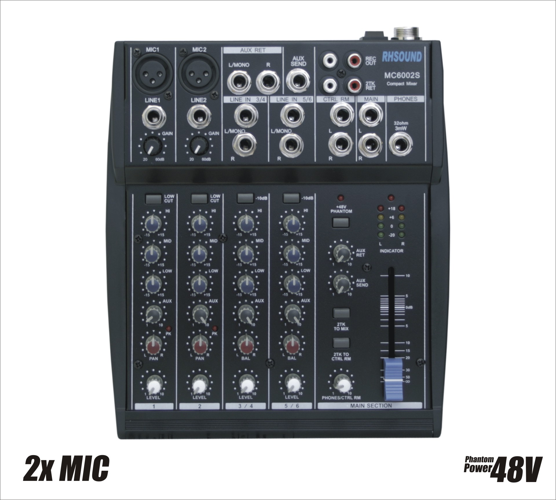 MC-6002S Mikser audio