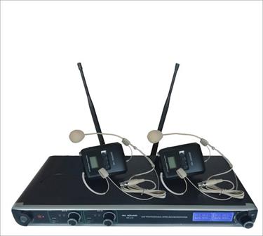 WR-218HMHM Mikrofon bezprzewodowy nagłowny podwójny
